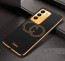 Vaku ® Vivo Y100 4G Skylar Leather Pattern Gold Electroplated Soft TPU Back Cover