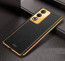 Vaku ® Oppo A3 Pro 5G Luxemberg Leather Pattern Gold Electroplated Soft TPU Back Cover