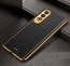 Vaku ® OnePlus Nord CE4 Luxemberg Leather Pattern Gold Electroplated Soft TPU Back Cover