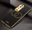 Vaku ® Vivo V40 5G Skylar Leather Pattern Gold Electroplated Soft TPU Back Cover