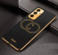 Vaku ® Samsung Galaxy M34 5G Skylar Leather Pattern Gold Electroplated Soft TPU Back Cover