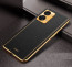 Vaku ® OnePlus Nord 2T 5G Luxemberg Series Leather Stitched Gold Electroplated Soft TPU Back Cover