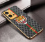 Vaku ® Vivo T1 5G Lynx Designer Leather Pattern Gold Electroplated Soft TPU Back Cover Case