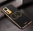 Vaku ® Xiaomi 12 Pro 5G Skylar Leather Pattern Gold Electroplated Soft TPU Back Cover