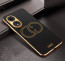 Vaku ® Oppo A38 Skylar Leather Pattern Gold Electroplated Soft TPU Back Cover