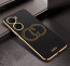 Vaku ® Vivo V29e 5G Skylar Leather Pattern Gold Electroplated Soft TPU Back Cover