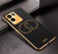 Vaku ® Vivo T2 Pro 5G Skylar Leather Pattern Gold Electroplated Soft TPU Back Cover