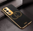 Vaku ® Oppo A3 Pro 5G Skylar Leather Pattern Gold Electroplated Soft TPU Back Cover