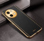 Vaku ® Vivo Y58 5G Luxemberg Leather Pattern Gold Electroplated Soft TPU Back Cover