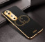 Vaku ® Vivo V40 5G Skylar Leather Pattern Gold Electroplated Soft TPU Back Cover