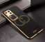 Vaku ® Vivo V30 5G Skylar Leather Pattern Gold Electroplated Soft TPU Back Cover