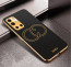 Vaku ® OnePlus 9R Skylar Leather Pattern Gold Electroplated Soft TPU Back Cover