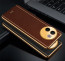 Vaku ® Vivo V30e 5G Luxemberg Leather Pattern Gold Electroplated Soft TPU Back Cover