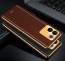 Vaku ® Vivo T2 Pro 5G Luxemberg Leather Pattern Gold Electroplated Soft TPU Back Cover