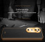 Vaku ® Vivo V40 5G Luxemberg Leather Pattern Gold Electroplated Soft TPU Back Cover