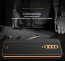 Vaku ® Xiaomi Poco X2 Luxemberg Series Leather Stitched Gold Electroplated Soft TPU Back Cover