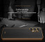 Vaku ® Samsung Galaxy A13 Luxemberg Leather Stitched Gold Electroplated Soft TPU Back Cover