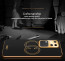 Vaku ® Vivo V30 5G Skylar Leather Pattern Gold Electroplated Soft TPU Back Cover