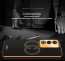 Vaku ® Oppo A3 Pro 5G Skylar Leather Pattern Gold Electroplated Soft TPU Back Cover