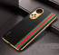Vaku ® Oppo Reno8T 5G Felix Line Leather Stitched Gold Electroplated Soft TPU Back Cover Case