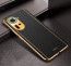 Vaku ® Oppo Reno11 5G Luxemberg Leather Pattern Gold Electroplated Soft TPU Back Cover