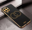 Vaku ® Samsung Galaxy M53 Skylar Leather Pattern Gold Electroplated Soft TPU Back Cover