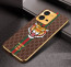 Vaku ® Vivo V25 5G Lynx Designer Leather Pattern Gold Electroplated Soft TPU Back Cover Case