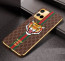 Vaku ® Vivo Y21a Lynx Designer Leather Pattern Gold Electroplated Soft TPU Back Cover Case