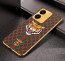 Vaku ® Vivo Y22 Lynx Designer Leather Pattern Gold Electroplated Soft TPU Back Cover Case