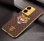 Vaku ® Vivo Y22 Lynx Designer Leather Pattern Gold Electroplated Soft TPU Back Cover Case
