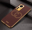 Vaku ® Xiaomi 12 Pro 5G Skylar Leather Pattern Gold Electroplated Soft TPU Back Cover