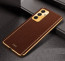 Vaku ® Samsung Galaxy A15 5G Luxemberg Leather Pattern Gold Electroplated Soft TPU Back Cover