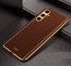 Vaku ® Samsung Galaxy A05s Luxemberg Leather Pattern Gold Electroplated Soft TPU Back Cover