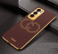 Vaku ® Oppo Reno12 5G Skylar Leather Pattern Gold Electroplated Soft TPU Back Cover