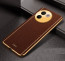 Vaku ® Vivo V30e 5G Luxemberg Leather Pattern Gold Electroplated Soft TPU Back Cover