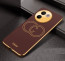 Vaku ® Vivo V30e 5G Skylar Leather Pattern Gold Electroplated Soft TPU Back Cover