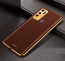 Vaku ® Vivo Y30 Luxemberg Leather Pattern Gold Electroplated Soft TPU Back Cover