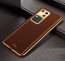 Vaku ® Vivo V30 5G Luxemberg Leather Pattern Gold Electroplated Soft TPU Back Cover