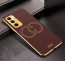 Vaku ® Samsung Galaxy M34 5G Skylar Leather Pattern Gold Electroplated Soft TPU Back Cover