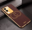 Vaku ® Vivo Y200 5G Skylar Leather Pattern Gold Electroplated Soft TPU Back Cover