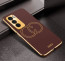 Vaku ® Oppo Reno12 5G Skylar Leather Pattern Gold Electroplated Soft TPU Back Cover