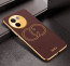 Vaku ® Vivo V30e 5G Skylar Leather Pattern Gold Electroplated Soft TPU Back Cover