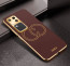 Vaku ® Vivo V30 5G Skylar Leather Pattern Gold Electroplated Soft TPU Back Cover