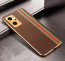 Vaku ® Oppo K10 4G Felix Line Leather Stitched Gold Electroplated Soft TPU Back Cover Case