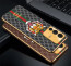 Vaku ® Vivo V23 5G Lynx Designer Leather Pattern Gold Electroplated Soft TPU Back Cover Case