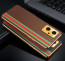 Vaku ® Oppo K10 4G Felix Line Leather Stitched Gold Electroplated Soft TPU Back Cover Case