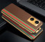 Vaku ® Oppo A77 4G Felix Line Leather Stitched Gold Electroplated Soft TPU Back Cover Case