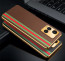 Vaku ® Vivo Y21T Felix Line Leather Stitched Gold Electroplated Soft TPU Back Cover Case