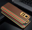 Vaku ® Xiaomi Redmi Note 11 Felix Line Leather Stitched Gold Electroplated Soft TPU Back Cover Case