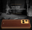 Vaku ® Vivo Y21G  Luxemberg Series Leather Stitched Gold Electroplated Soft TPU Back Cover